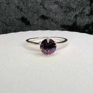 Sterling Silver Swarovski Crystal Ring and Matching Pendant